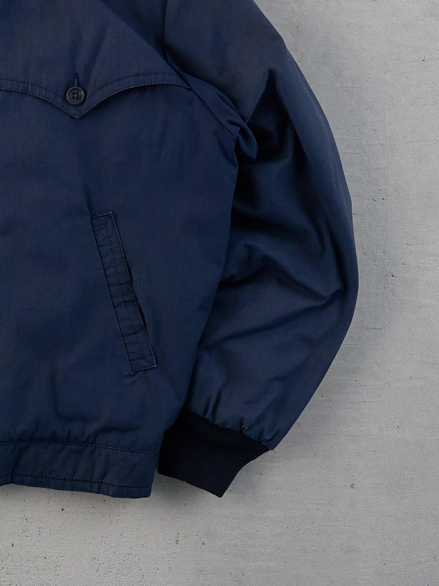 Vintage 80s Blue Eddie Bauer Bomber Jacket (M)