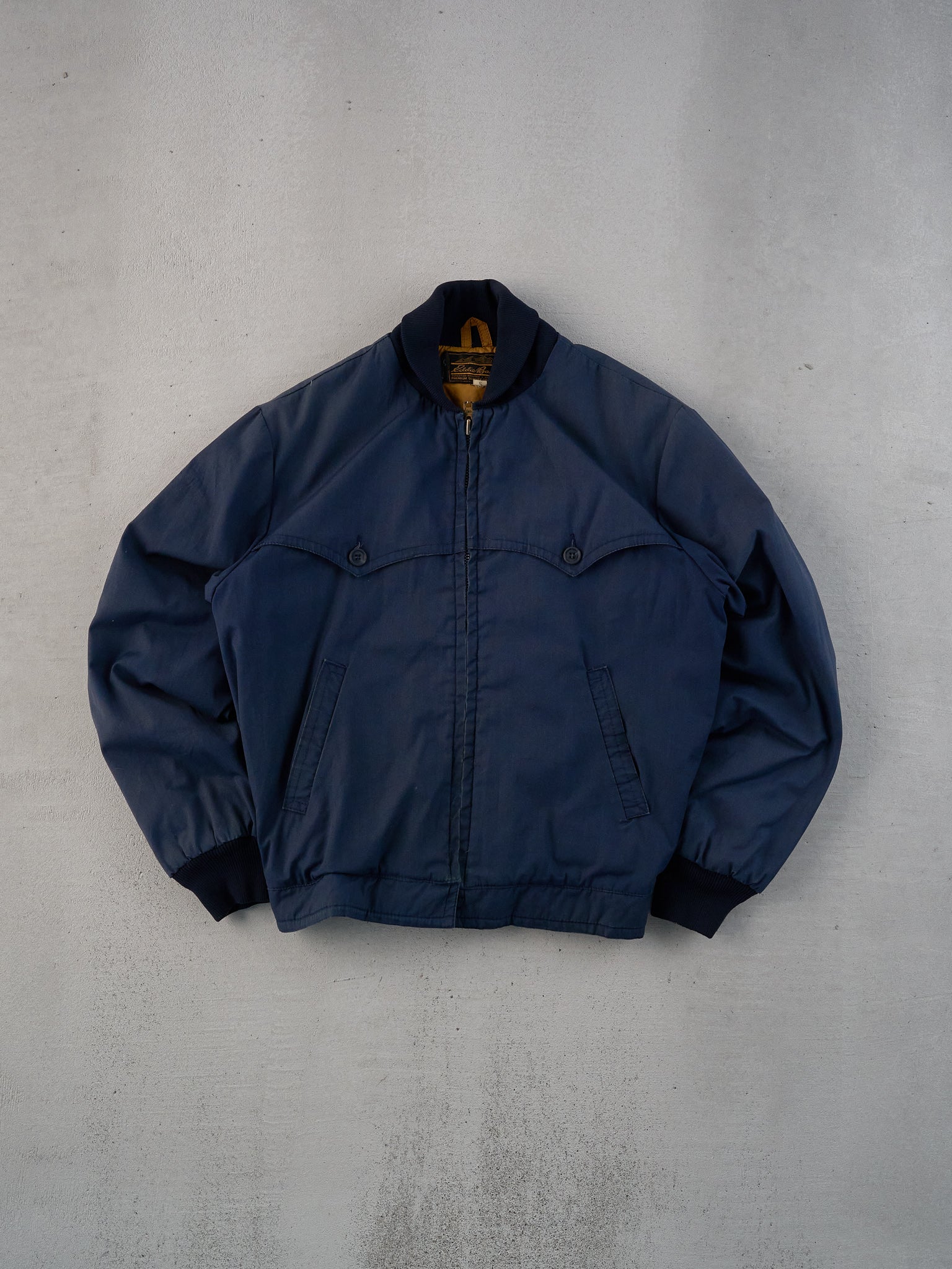 Vintage 80s Blue Eddie Bauer Bomber Jacket (M) – Rebalance Vintage