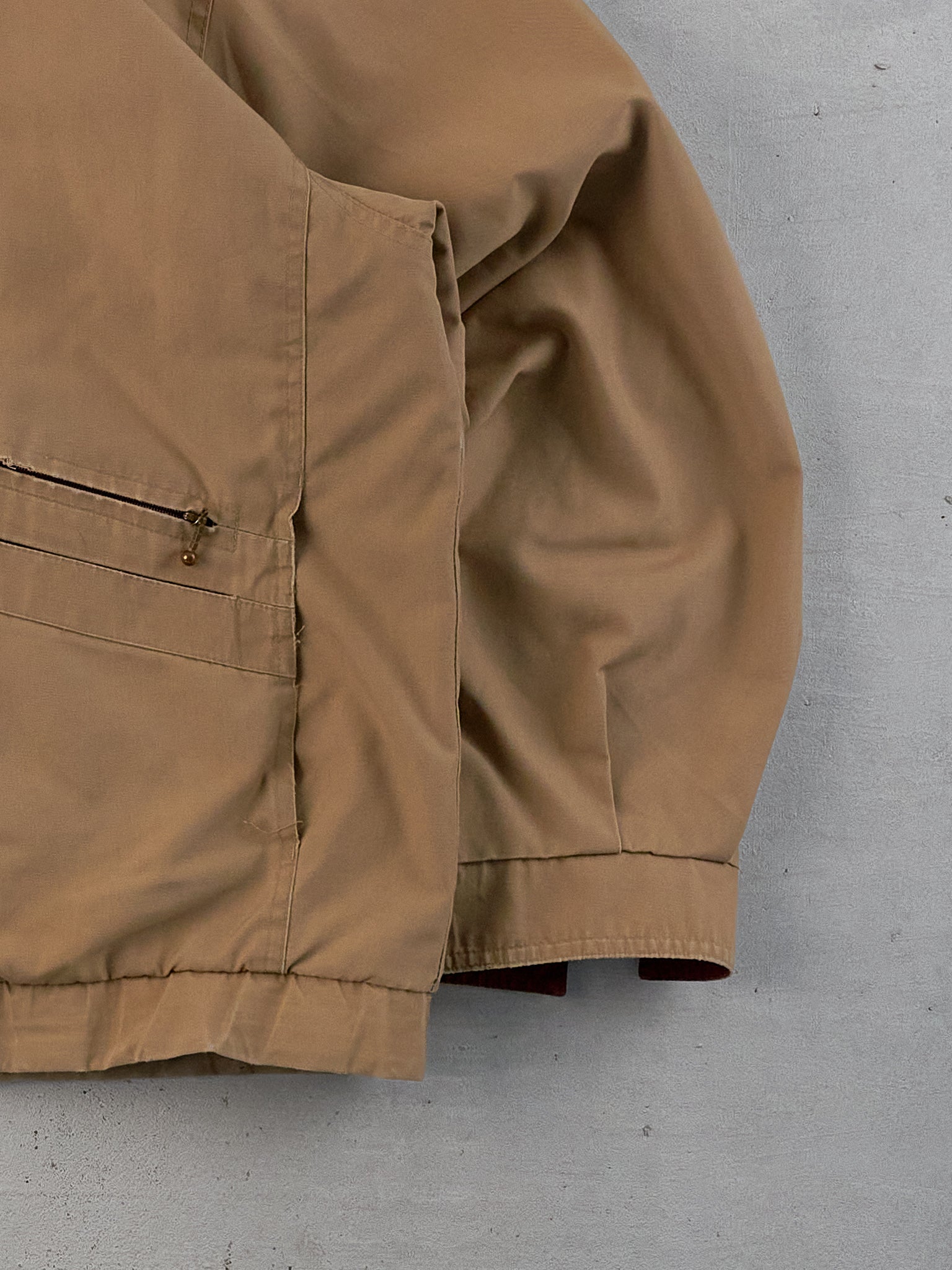Vintage 70s Khaki London Fog Collared Jacket (L)