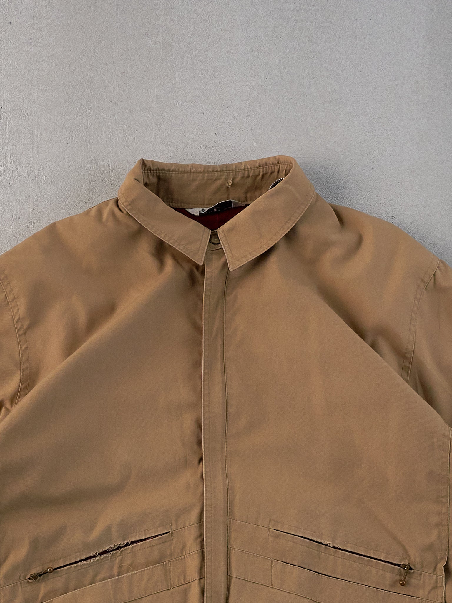 Vintage 70s Khaki London Fog Collared Jacket (L)