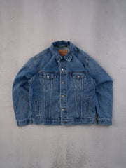 Vintage 90s Blue Levi's Type 3 Denim Jacket (M)