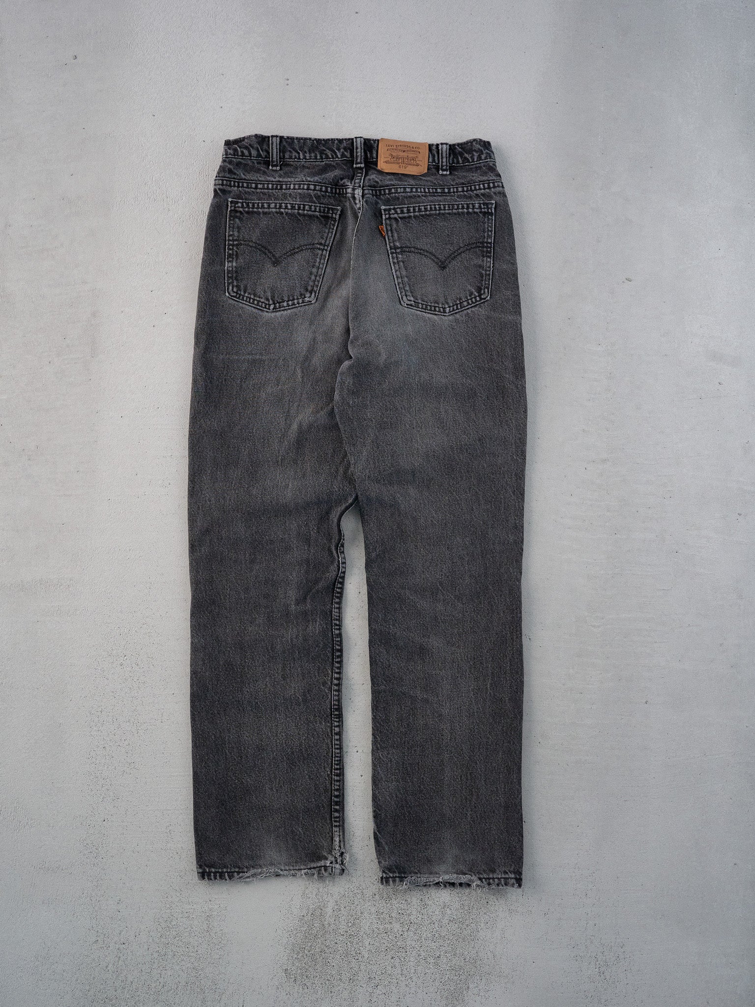 Vintage 70s Washed Black Levi's 619 Denim Jeans (31x31)