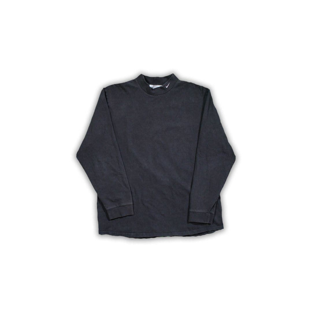 Vintage Black Nike Mock Neck | Rebalance Vintage.