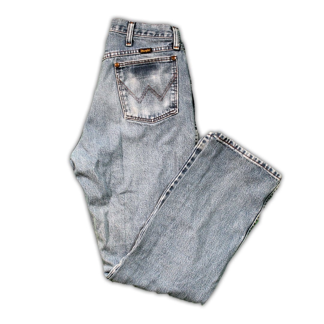 Vintage Light Washed Wrangler Jeans | Rebalance Vintage.