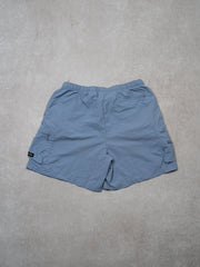 Vintage Washed Blue Columbia Windbreaker Shorts (34 x 6)