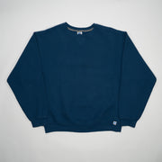 Vintage Yale Blue Russell Athletics Blank Crewneck (M)