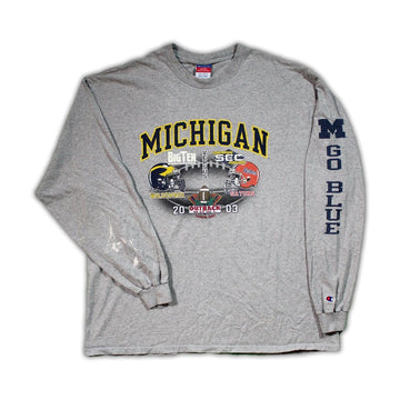 Vintage '03 Wolverines v. Gators Champion Long Sleeve (XXL) | Rebalance Vintage.