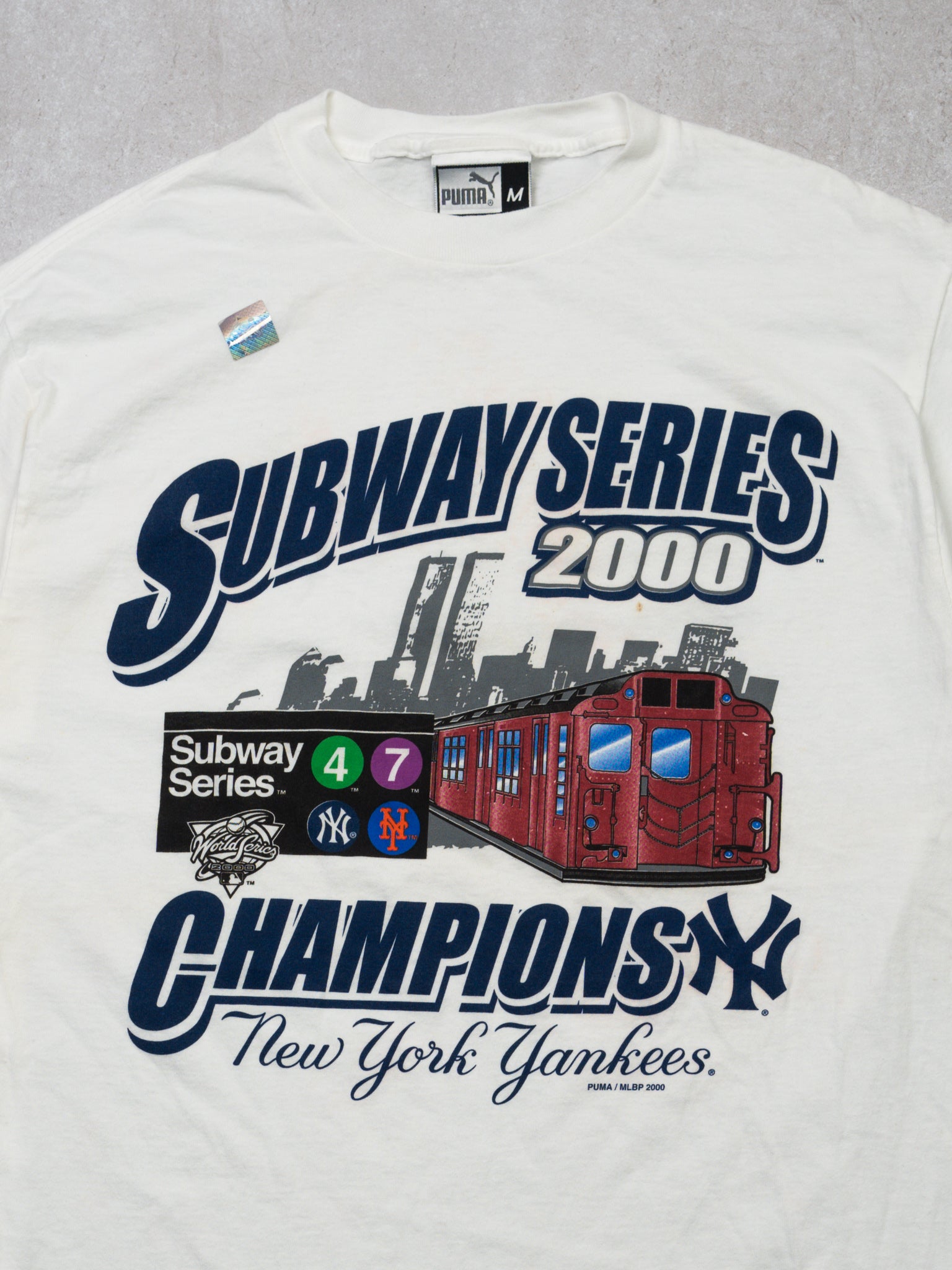 Vintage '00 NY Yankees Subway Series x Puma Tee (S/M)