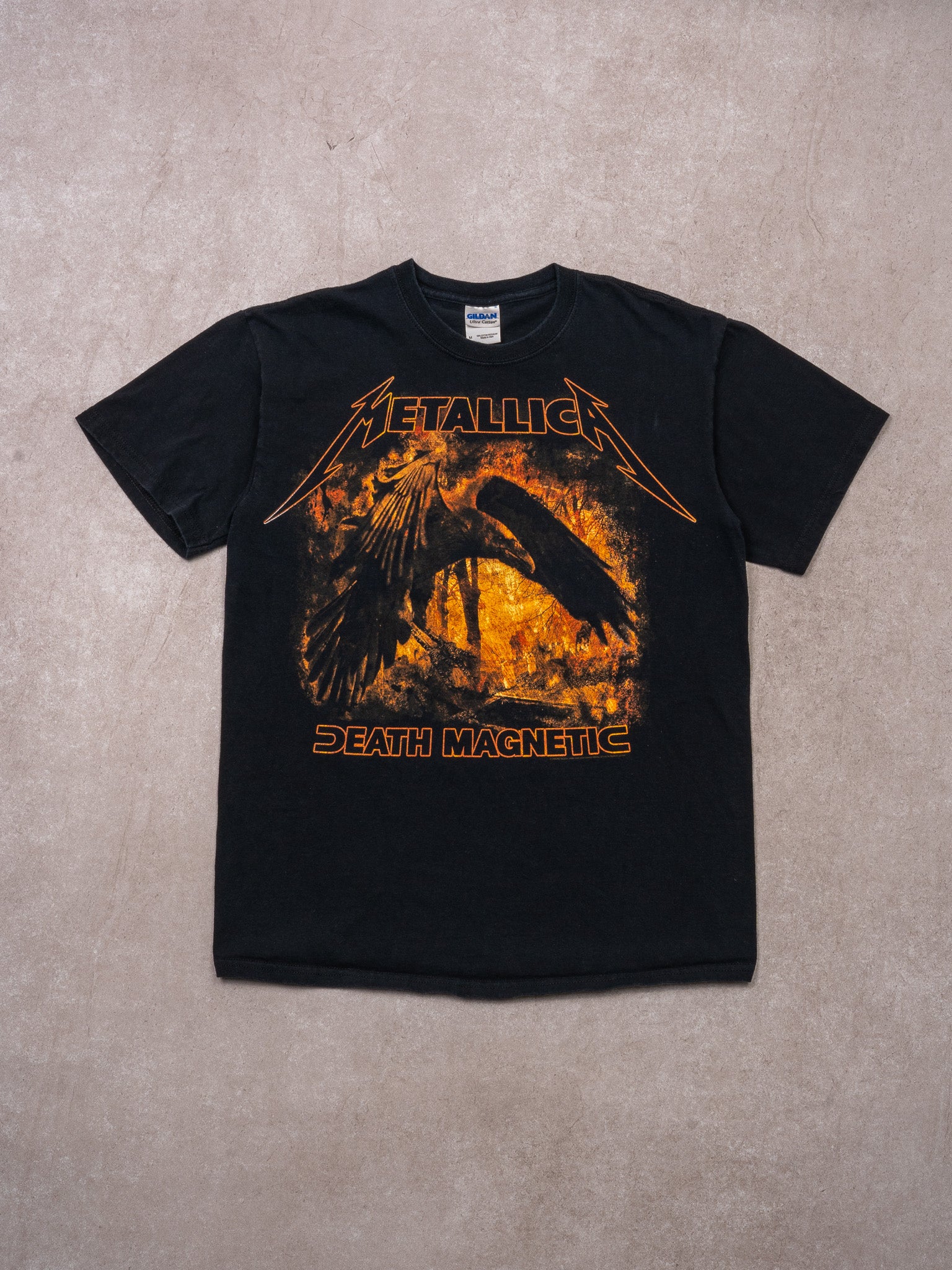 Vintage 00s Black Metallica Death Magnetic Tee (S)