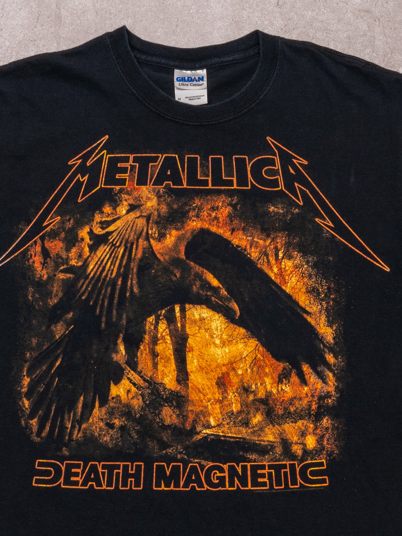 Vintage 00s Black Metallica Death Magnetic Tee (S)