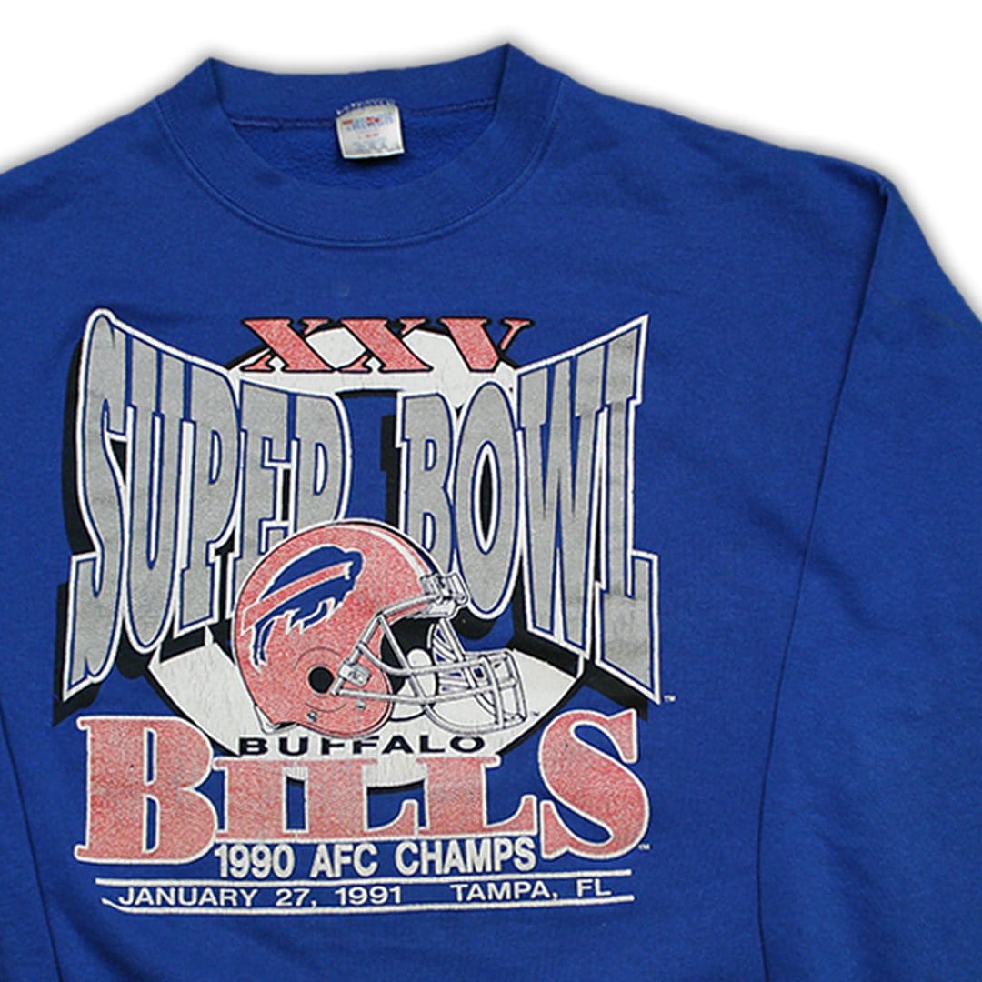 Vintage Super Bowl XXV Buffalo Bills ’91 Crewneck | Rebalance Vintage.