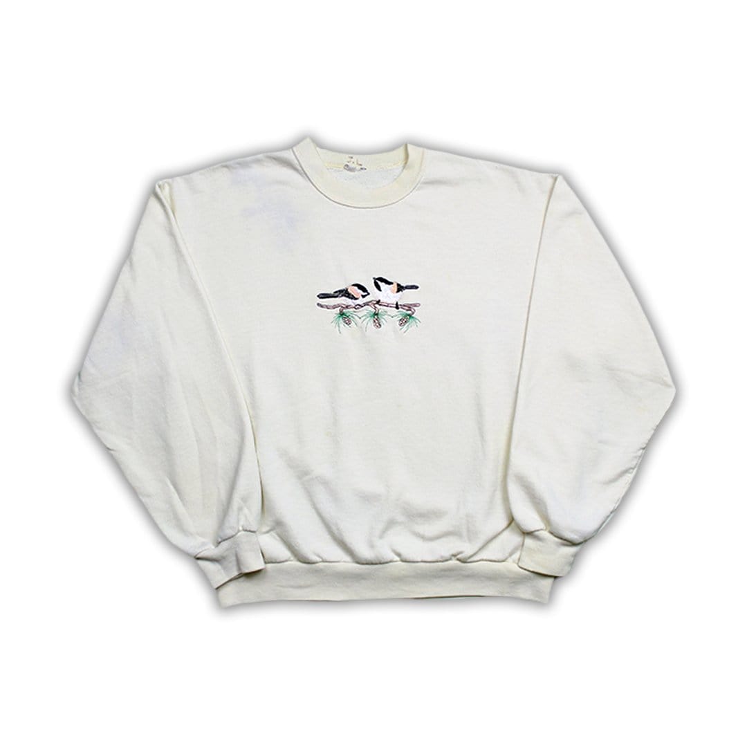 Vintage Embroidered Bird's Crewneck | Rebalance Vintage.