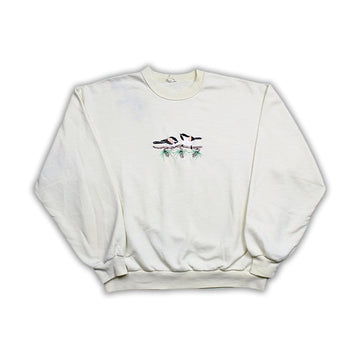 Vintage Embroidered Bird's Crewneck | Rebalance Vintage.