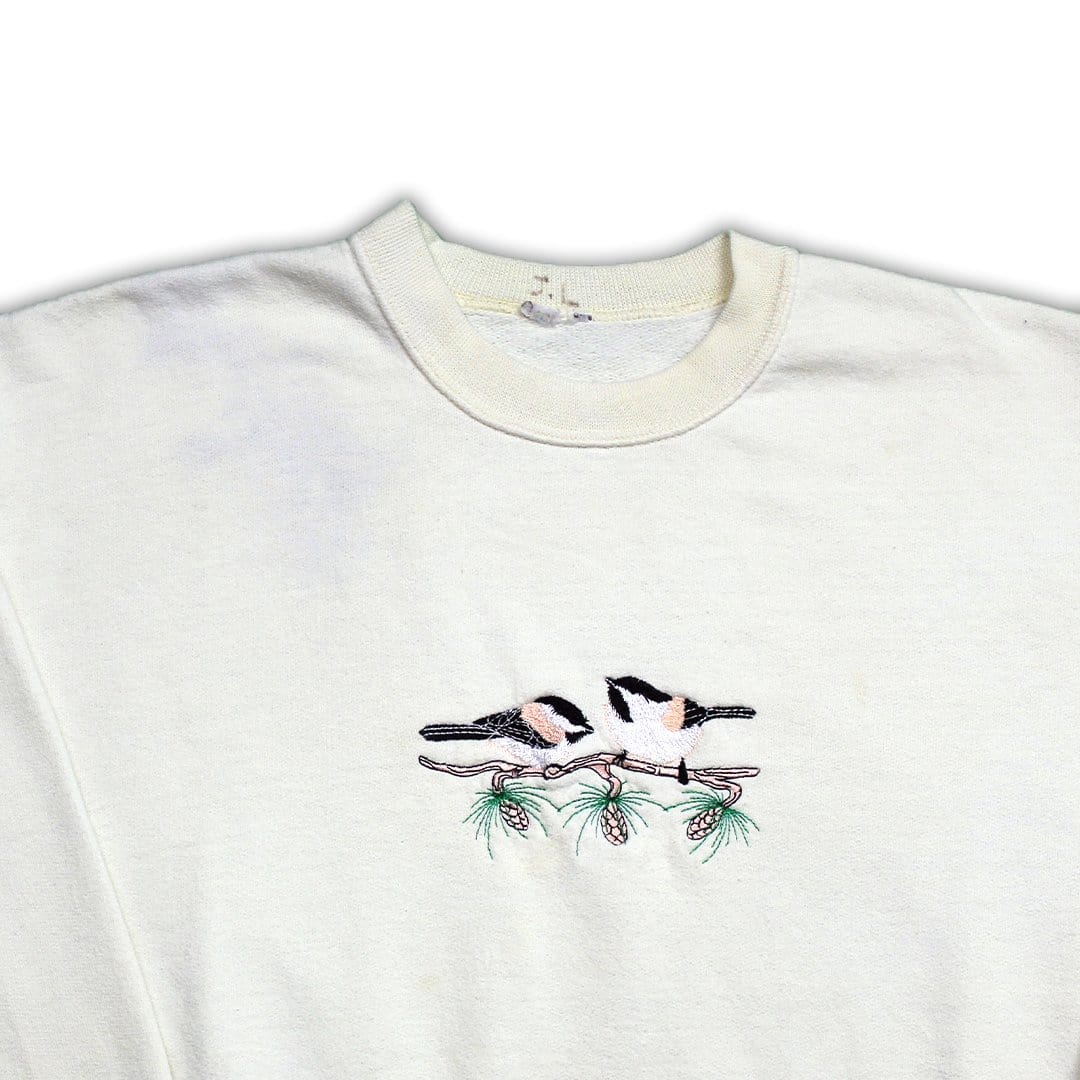 Vintage Embroidered Bird's Crewneck | Rebalance Vintage.