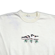 Vintage Embroidered Bird's Crewneck