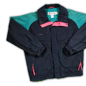 Vintage 90s Tricolor Columbia Ski Jacket + Insert | Rebalance Vintage.