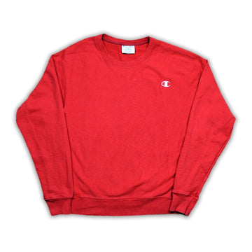 Vintage Red Reverse Weave Champion Crewneck | Rebalance Vintage.