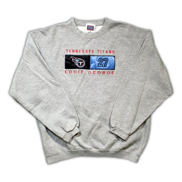 Vintage Tennessee Titans Eddie George 27 Crewneck (L) | Rebalance Vintage.