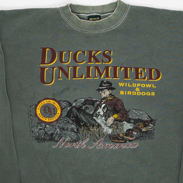 Vintage 90s Green Ducks Unlimited Crewneck (XL) | Rebalance Vintage.