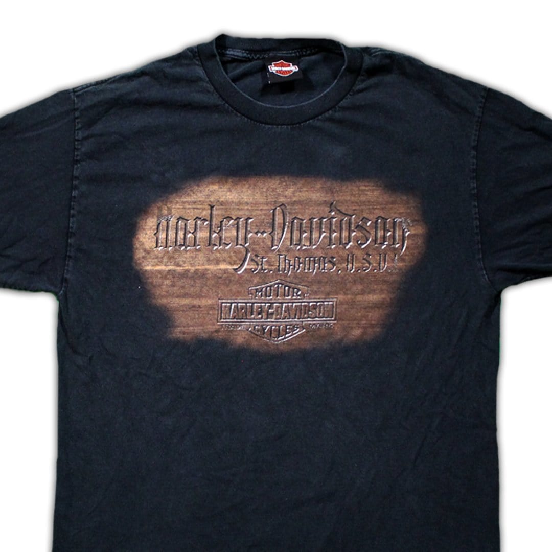 Vintage Harley Davidson St. Thomas 'Ride the Plank' Tee | Rebalance Vintage.