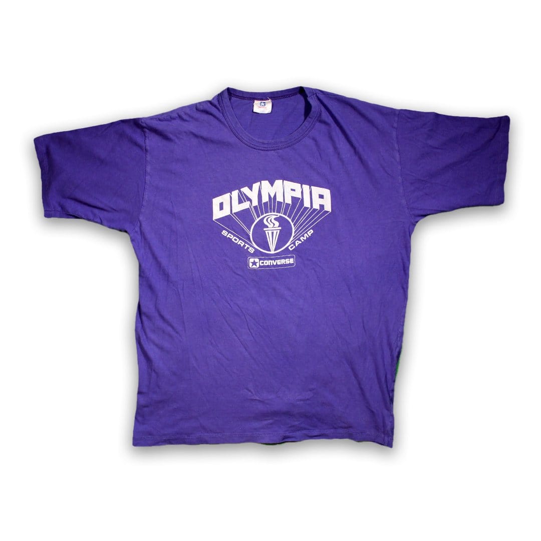 Vintage Olympia Sports Camp x Converse Tee (XL) | Rebalance Vintage.