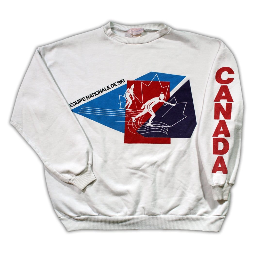 Vintage RARE Equipe Nationale De Ski Canada Crewneck | Rebalance Vintage.