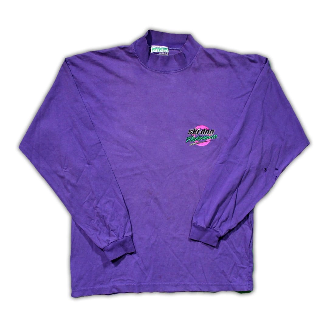 Vintage Purple 90s Skidoo Performance Turtleneck | Rebalance Vintage.