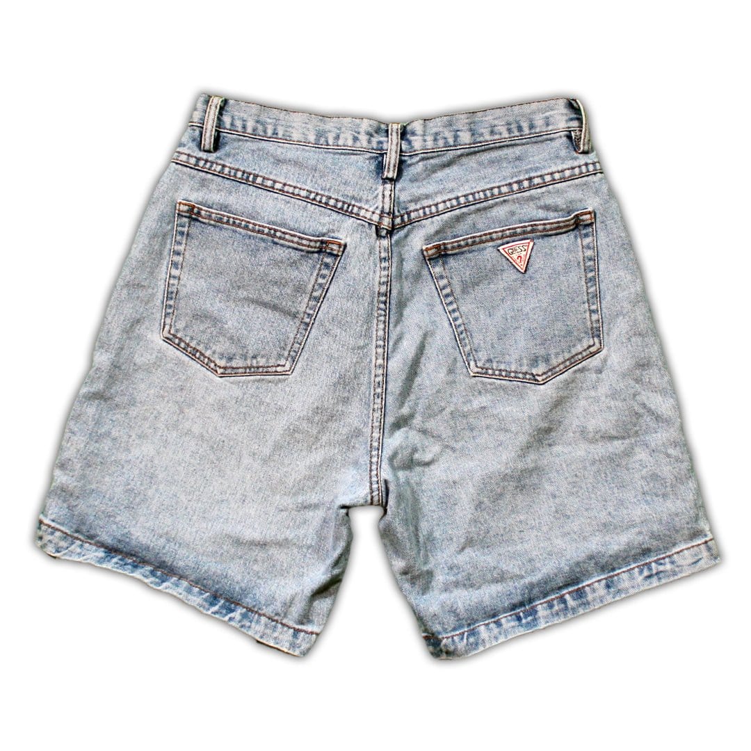 Vintage Light Washed Guess USA Jean Shorts | Rebalance Vintage.