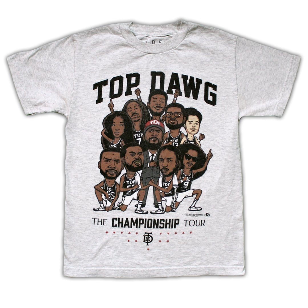 Kendrick Lamar x Top Dawg Championship Tour Tee | Rebalance Vintage.