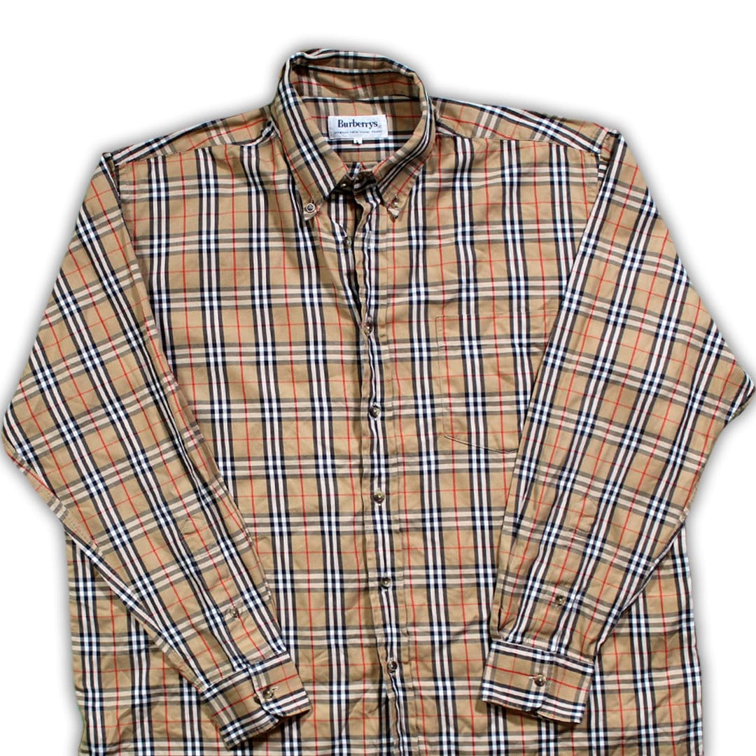 Vintage Burberry Novacheck Button Up | Rebalance Vintage.