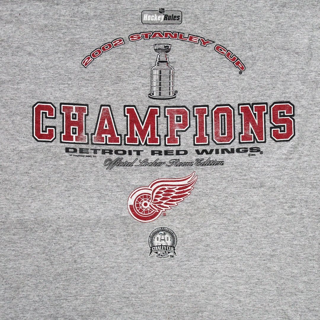 Vintage '02 Red Wings Stanley Cup Tee | Rebalance Vintage.