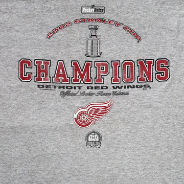 Vintage '02 Red Wings Stanley Cup Tee | Rebalance Vintage.