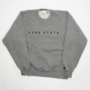 Vintage Grey Penn State Spell Out Crewneck (S/M)