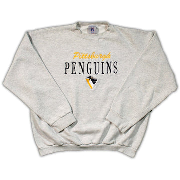 Vintage Pittsburgh Penguins Embroidered Crewneck | Rebalance Vintage.