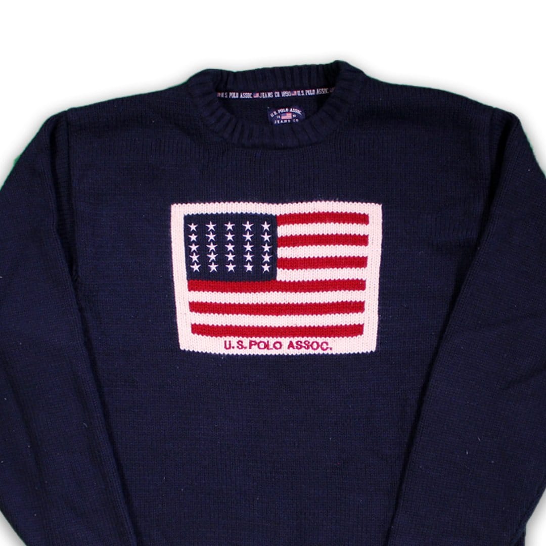 Vintage U.S Polo Association Knit Sweater | Rebalance Vintage.