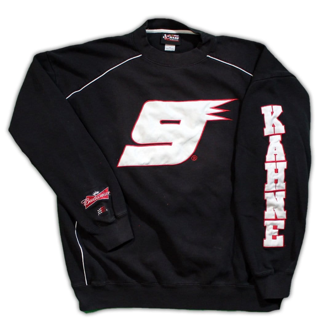 Vintage Kahne #9 x Budweiser Racing Crewneck | Rebalance Vintage.