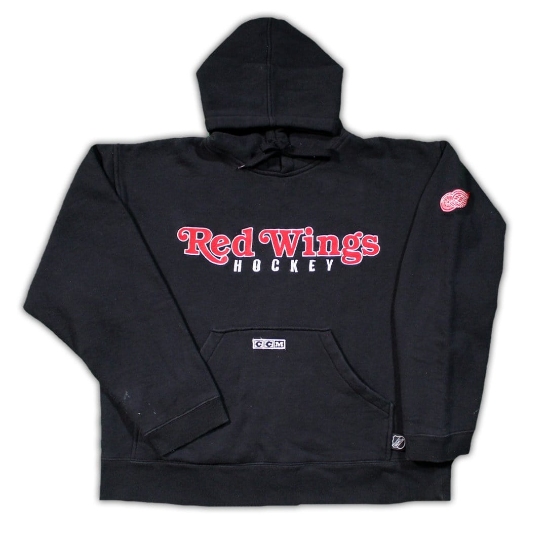 Vintage Red Wings CCM Hoodie | Rebalance Vintage.