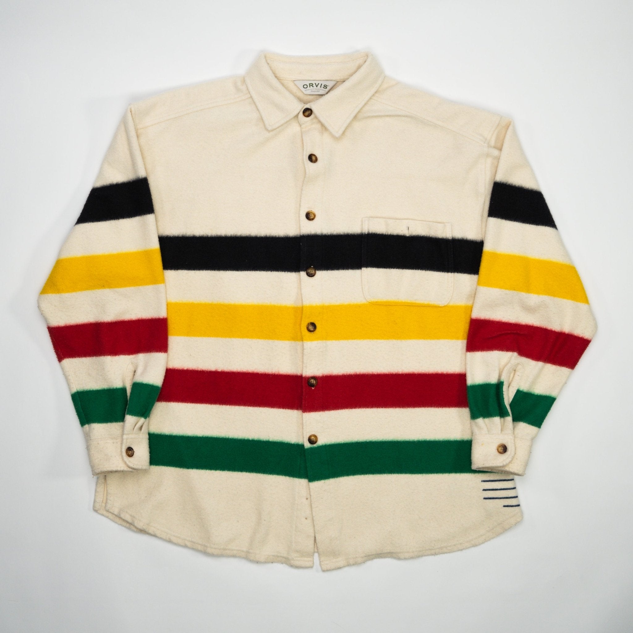 Vintage 70s Orvis x Hudson Bay Button Up (L) | Rebalance Vintage.