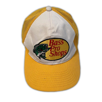 Vintage Yellow Bass Pro Hat | Rebalance Vintage.