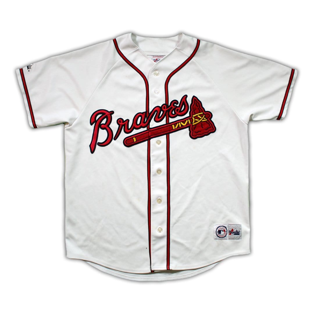 Vintage 90s Braves Lopez MLB Majestic Jersey (XL) | Rebalance Vintage.