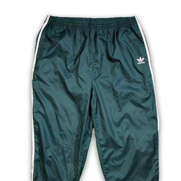 Vintage 00s Green Adidas Windbreaker Pants | Rebalance Vintage.