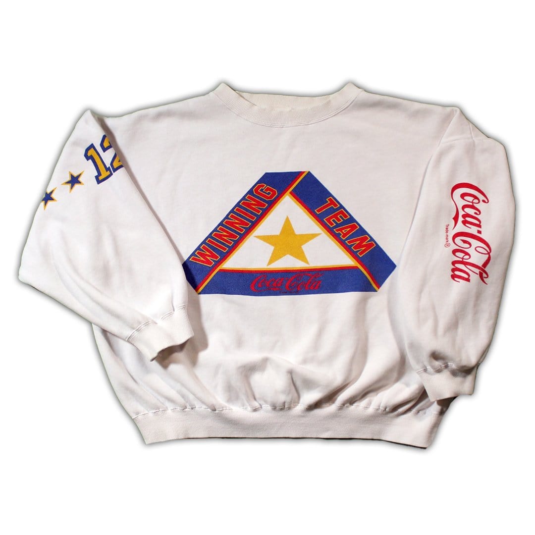 Vinage RARE Coca Cola #12 Winning Team Crewneck | Rebalance Vintage.