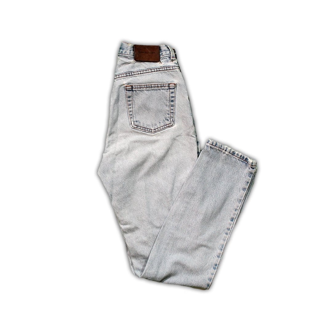 Vintage 90s High Waisted Light Washed Calvin Klein Jeans | Rebalance Vintage.