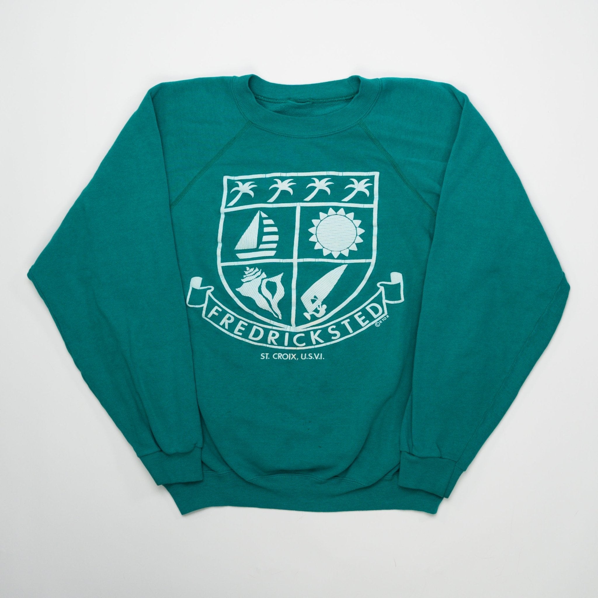 Vintage 80s Fredericksted St. Croix USVI Crewneck (M/L) | Rebalance Vintage.