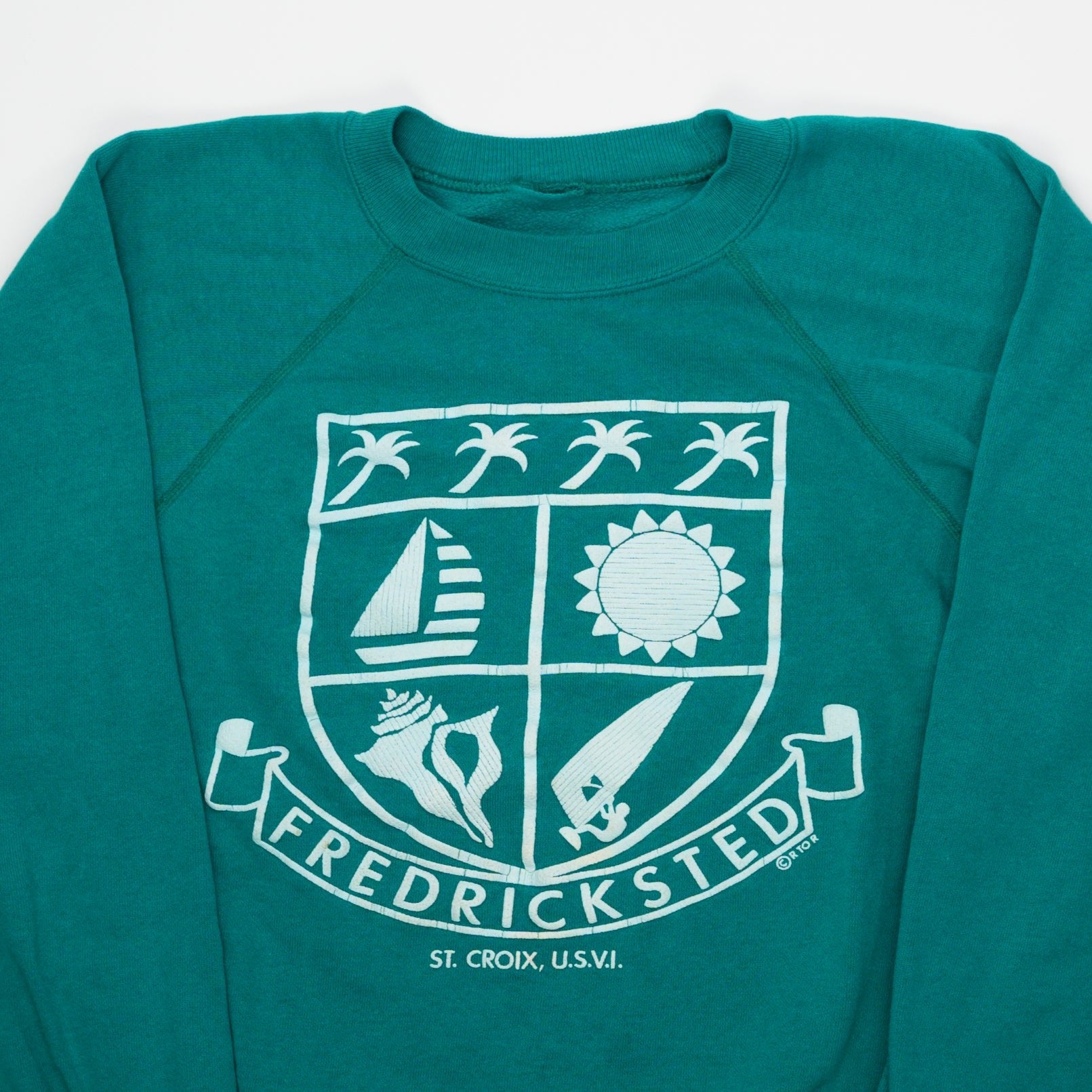 Vintage 80s Fredericksted St. Croix USVI Crewneck (M/L) | Rebalance Vintage.