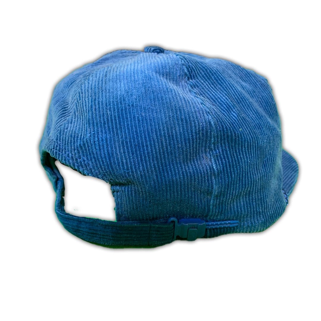 Vintage 90s Blue corduroy Cyprus Vermont hat | Rebalance Vintage.