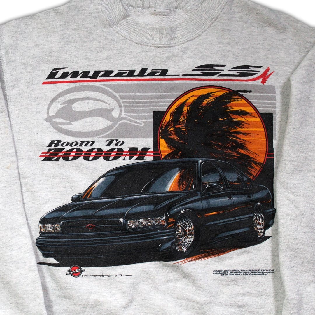 Vintage Rare '95 Impala SS 'Room to Zoom' Crewneck | Rebalance Vintage.