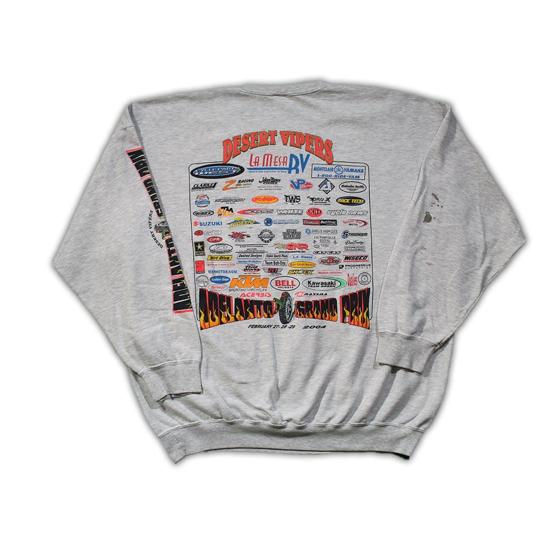 Vintage '04 Desert Vipers Adelanto Grand Prix Crewneck (XXL) | Rebalance Vintage.