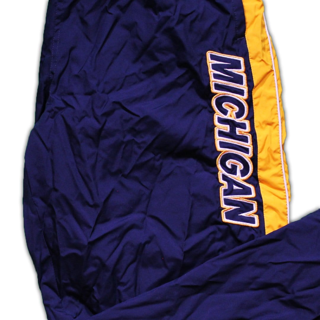 Vintage Michigan University x Russell Athletic Windbreaker Pants | Rebalance Vintage.