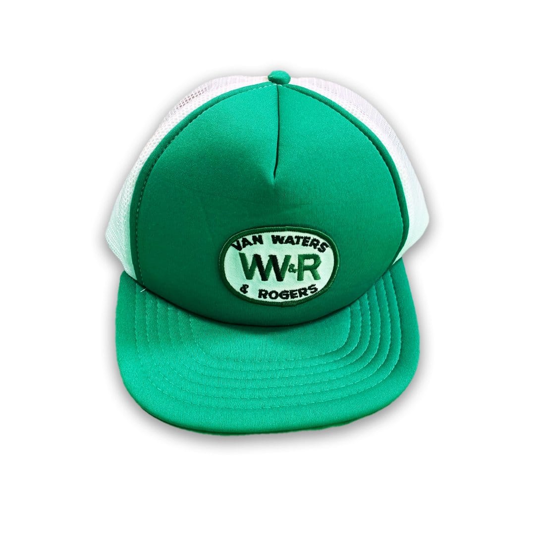 Vintage Green Van Waters Trucker Hat | Rebalance Vintage.